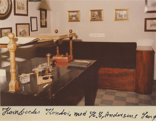 Johan Hornbechs kontor i Nyhavnsgade i København